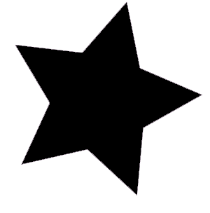 Stern schwarz